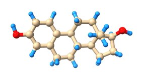 Chemical Structure of Estradiol Molecule (Estrogen Steroid) Classic - Powered by Shutterstock - Get 15% off with code: PIKWIZARD15