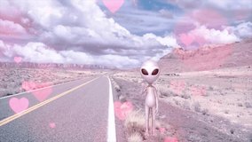 Welcome to Area 51. Animated video-