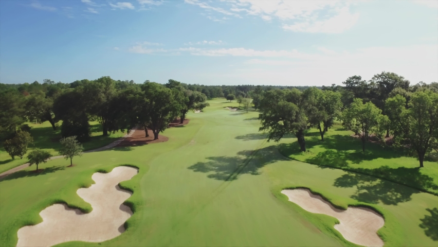 Man Walks Golf Course 4k | Shutterstock HD Video #1097878925