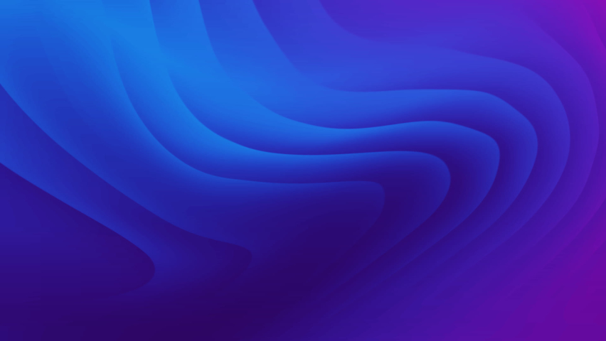 Fluid Wavy Vibrant Blue Purple Geometry Royalty-Free Stock Footage #1097886719