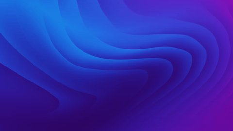 Fluid Wavy Vibrant Blue Purple Geometry – Stockvideo