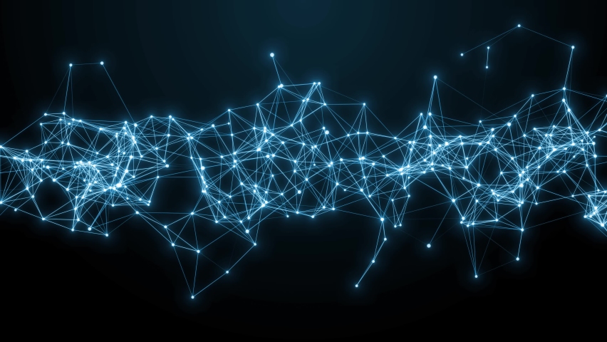 Futuristic High Technology Glowing Plexus Connection Network Background. Digital Plexus Network Connection Loop Animation Background, Molecular Plexus Bg, Digital Network Data And Line Moving High T - Powered by Shutterstock - Get 15% off with code: PIKWIZARD15