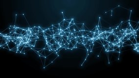 Futuristic High Technology Glowing Plexus Connection Network Background. Digital Plexus Network Connection Loop Animation Background, Molecular Plexus Bg, Digital Network Data And Line Moving High T - Powered by Shutterstock - Get 15% off with code: PIKWIZARD15