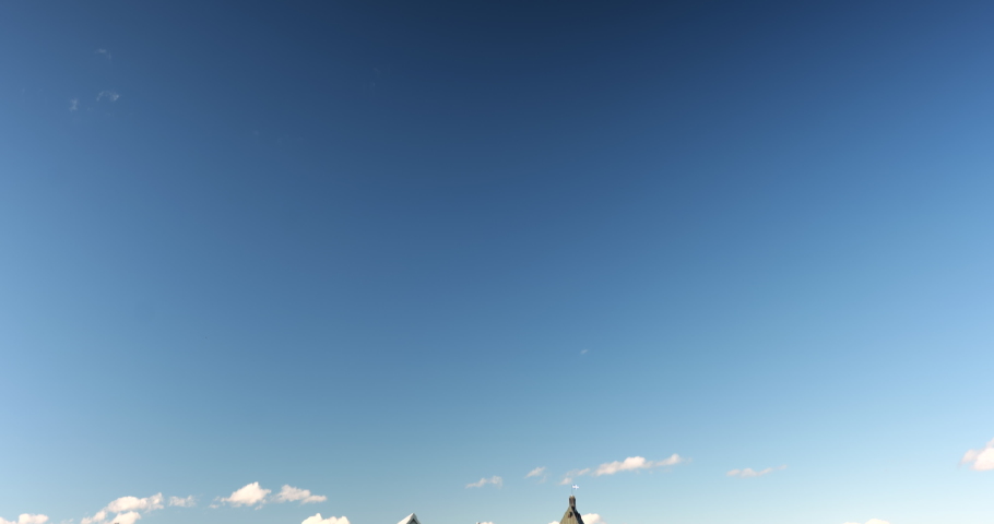 Old stone buildings in downtown old Quebec City Canada