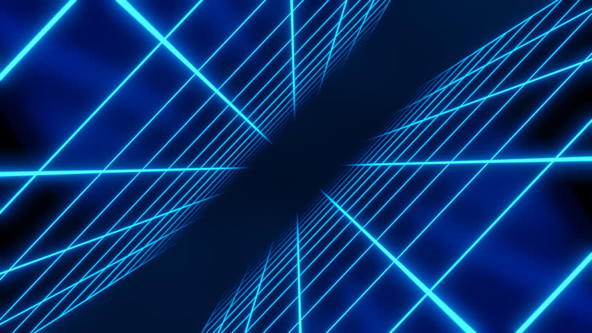 3D Cyberpunk Retro Synthwave Car Tunnel Landscape VJ Loop Motion ...