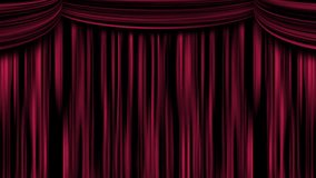 curtains that can be used to start videos