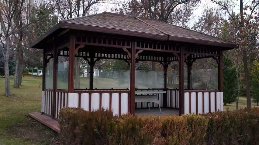 From the gazebo in the forest