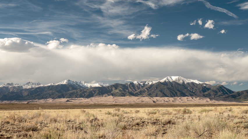 Shadows Dance Over The Great Sand Dunes National Park in Summer