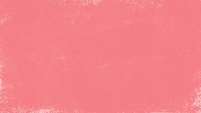 A simple looping animation background video just painted with pink paint