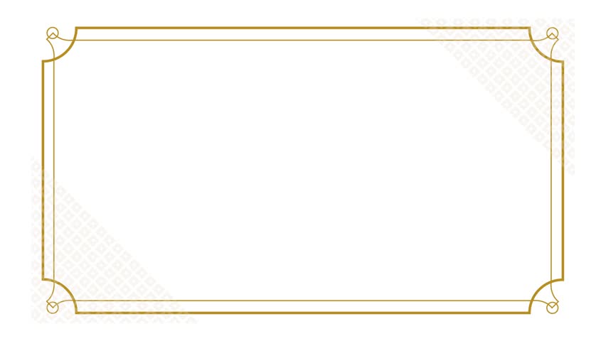 This is a glowing frame animation with a festive Japanese pattern featuring Mount Fuji and the first sunrise of the New Year.　Loopable