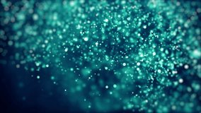 Abstract construction of a DNA molecule from particles. Concept of digital DNA. DNA code structure with glow. Medical research, genetic engineering, biology.  - Powered by Shutterstock - Get 15% off with code: PIKWIZARD15