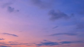 4K : Sky time lapse of colorful clouds during the moving sun. Beautiful cloud space weather beautiful blue sky background. sky from window. natural motion background
