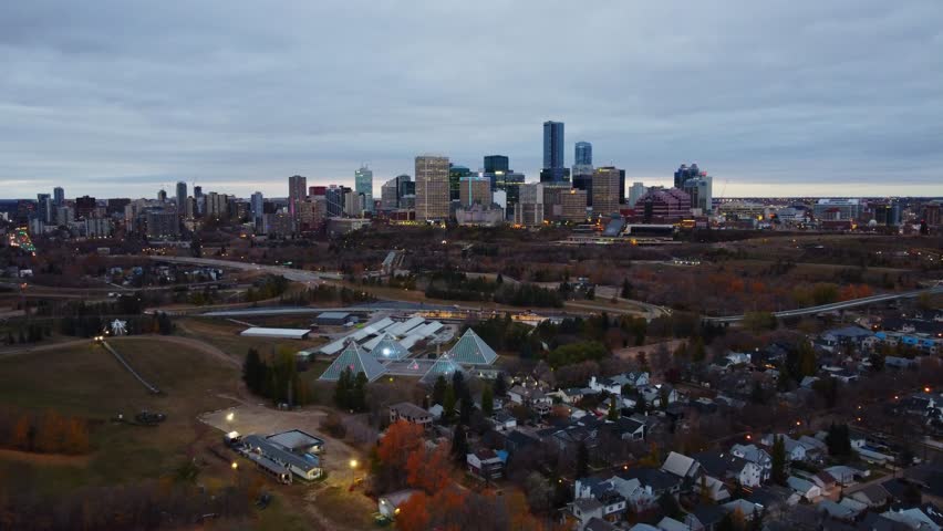Edmonton Public Park under Down Town