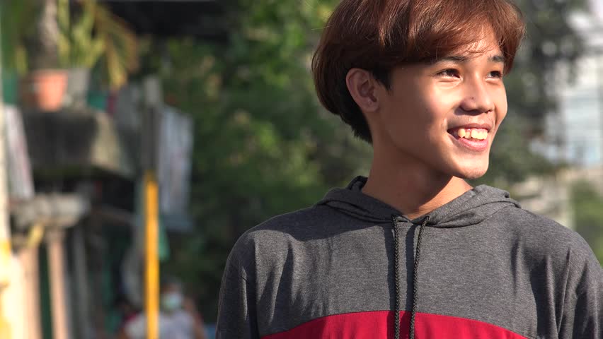 A Happy Smiling Filipino Asian Man