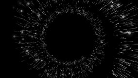 Rotating spiral tunnel of bright rays on any background with Alpha Channel. Abstract festive backdrop for advertise, text, Valentine, Christmas. Science concept. Cosmic Miracle. 3d animation - Powered by Shutterstock - Get 15% off with code: PIKWIZARD15