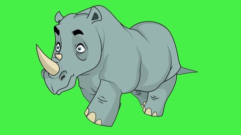 49 Cute Cartoon Rhino Stock Video Footage - 4K and HD Video Clips |  Shutterstock