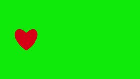 Love looping video template. Love heart for Greeting romantic valentine
