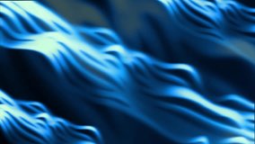 Animated blue color diagonal wiggling strips blurry background