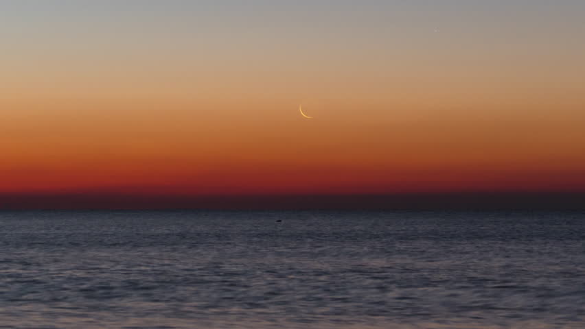 Dawn appears. Dawn appears