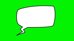 Bubble speech for text with green screen - Powered by Shutterstock - Get 15% off with code: PIKWIZARD15