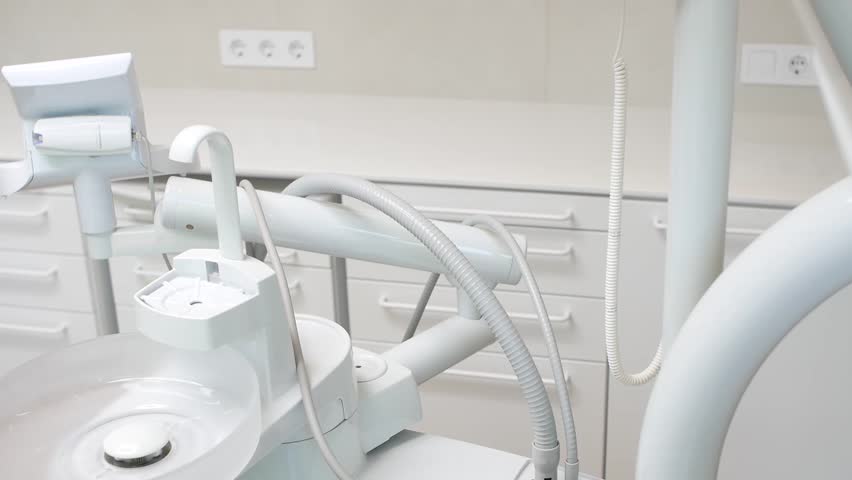 The process of disinfection of dental equipment that takes place inside | Shutterstock HD Video #1098250131