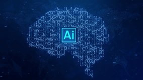 Artificial Intelligence, Machine Learning and Computer Science Concept. Dynamic Circuit Board with Data Transmission. - Powered by Shutterstock - Get 15% off with code: PIKWIZARD15
