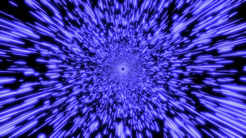 Wormhole tunnel or hyper jump, faster than light space travel. Also a near death flying tunnel into heaven. Royalty-Free Stock Footage #1098291265