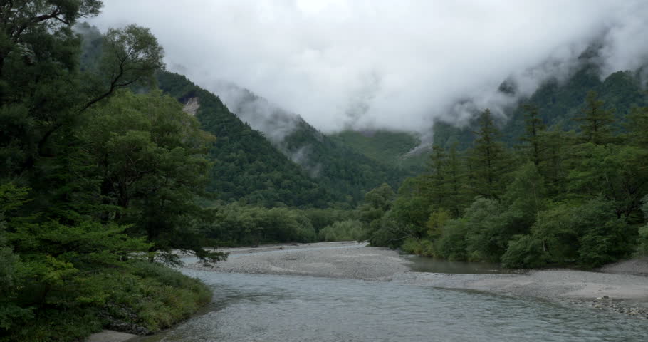 Nagano Forest of Kamikochi, Northern Japan Alps of Nagano Prefecture