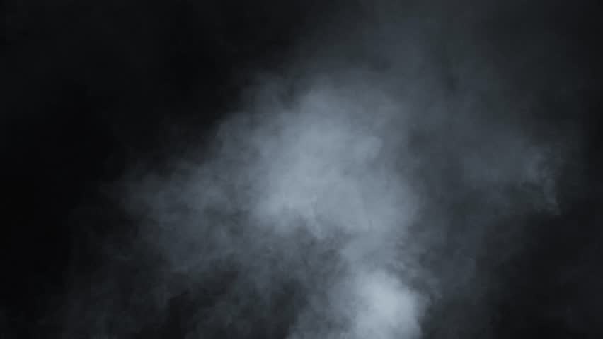 Abstract white smoke in slow motion. Smoke, Cloud of cold fog in light spot background. Light, white, fog, cloud, black background, 4k, ice smoke cloud. Floating fog. | Shutterstock HD Video #1098329185