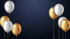 Bunch of Balloons rising up on Animation 4K Loop. Birthday, Valentines, Anniversary, holidays and celebrations Children and toys Kids - Powered by Shutterstock - Get 15% off with code: PIKWIZARD15