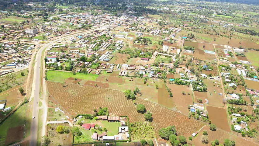 Rural Africa settlements, Green agriculture farms, Kenya houses, poor settlement Africa, Rural houses of Kenya. climate change Kenya.