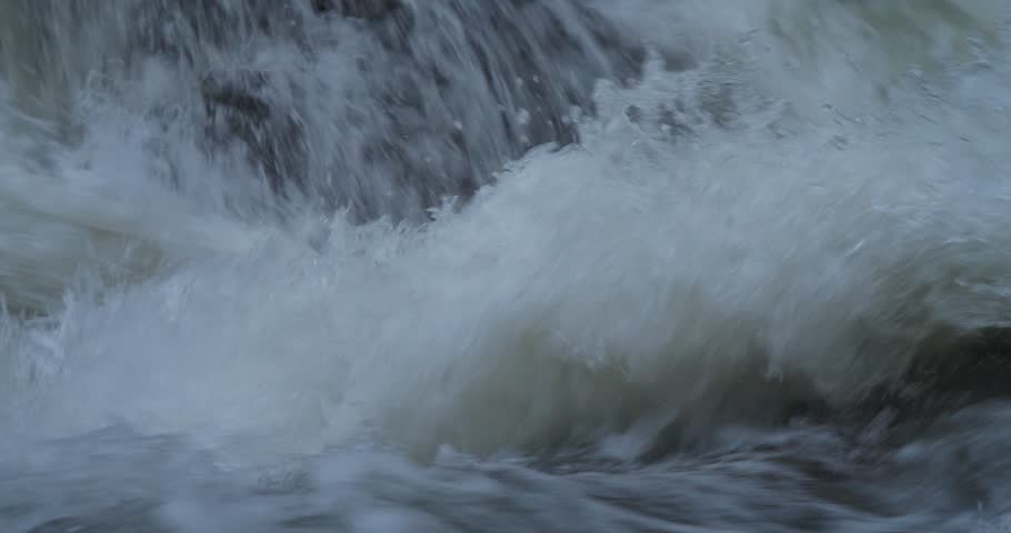 River water flow and whirlpool. Cinema 4K Slow Motion video | Shutterstock HD Video #1098358283