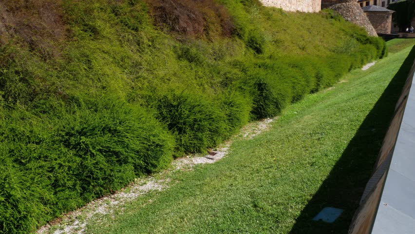 Templar fortress in Ponferrada, Spain