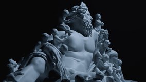 Nile God Statue Motion Graphics, 3D Animation.