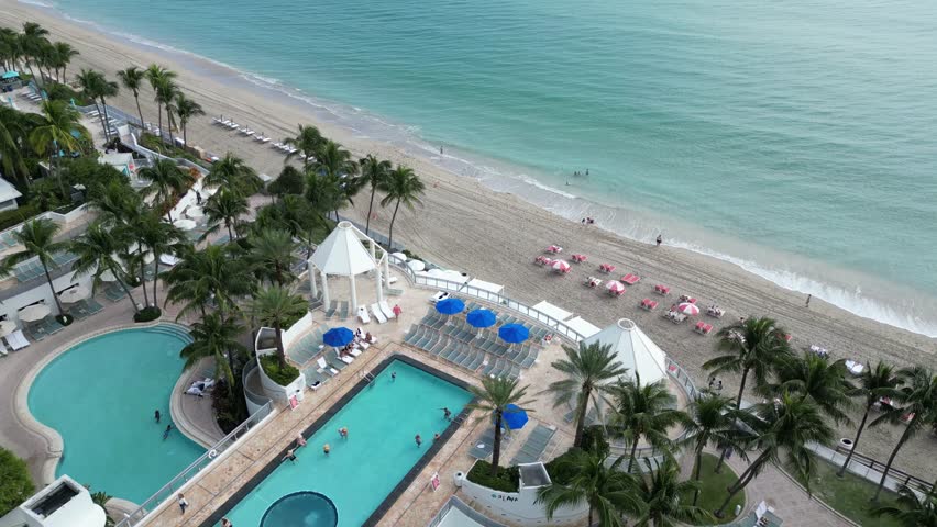 Aerial Drone Footage Hollywood Beach Florida