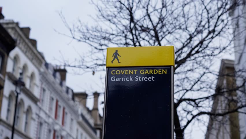 Covent Garden Garrick Street sign - travel photography