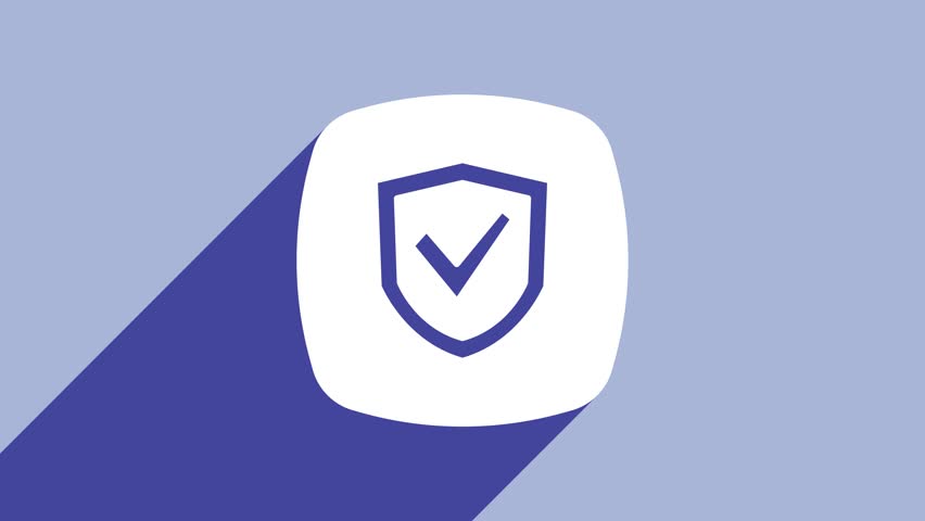 White Shield icon isolated on purple background. Insurance concept. Guard sign. Security, safety, protection, privacy concept. 4K Video motion graphic animation. | Shutterstock HD Video #1098460287