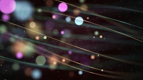 abstract circle background animation soft defocused blurred light leak color lights - new quality holiday universal motion dynamic animated background colorful joyful music nice video footage