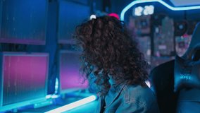 Woman programmer types on computer, show skill in coding and interacting with technology. Female at the forefront of innovation and machine learning, driving the future of software development - Powered by Shutterstock - Get 15% off with code: PIKWIZARD15