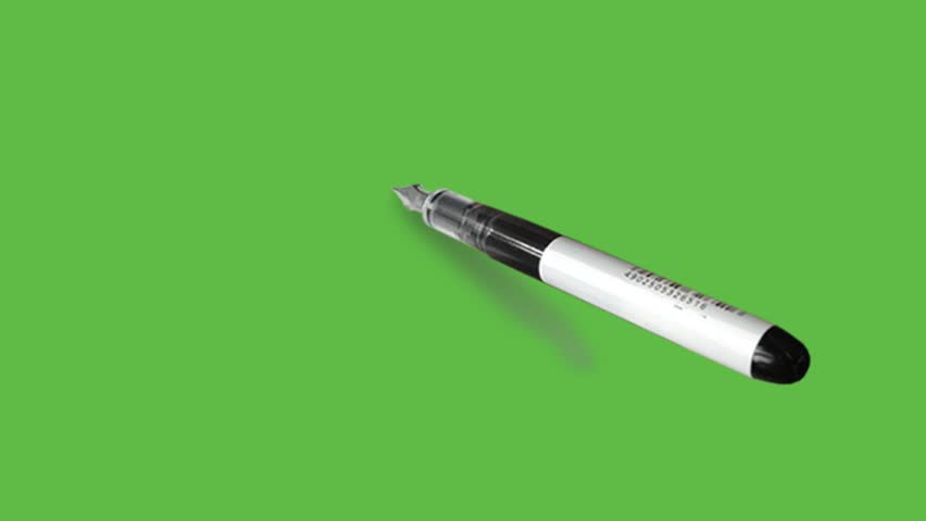 Draw young girl teasing face round eyes, nose and grey hair standing with open feet hold open hands down wear grey shirt, pink pant and brown footwear with black outline on abstract green background