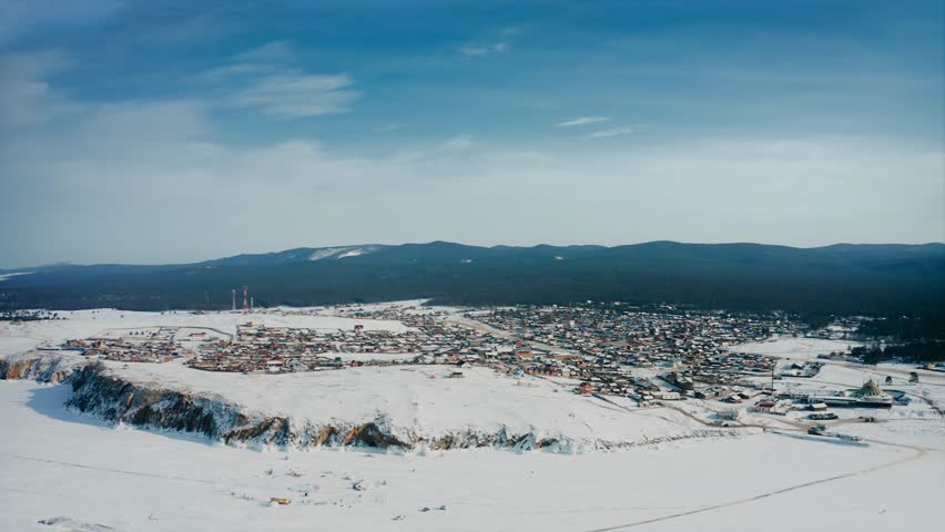 Olkhon Island from a bird
