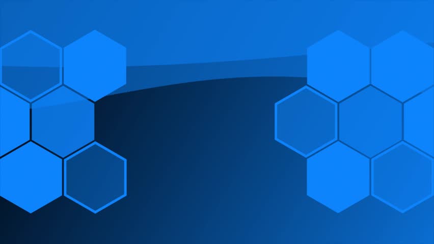 Animated blue color hexagon shapes element flickering background | Shutterstock HD Video #1098506111