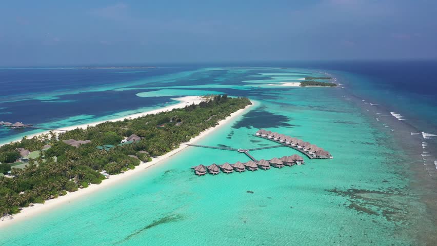 Kanuhura Island Resort, Lhaviyani Atoll, Maldives Royalty-Free Stock Footage #1098514599