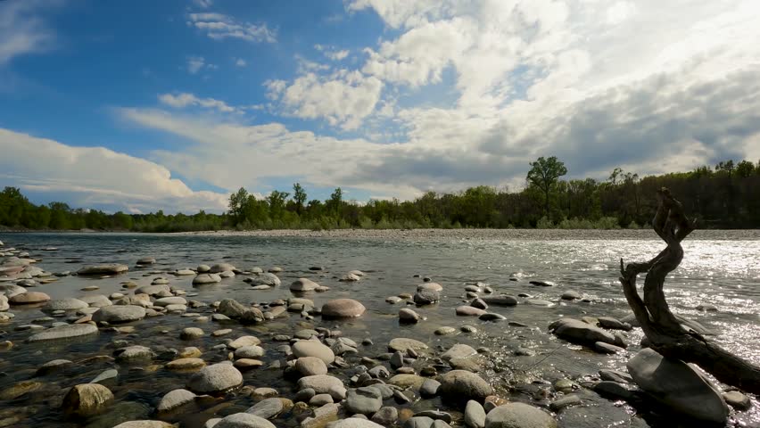 Fantastic Landscape on a North River - 5K