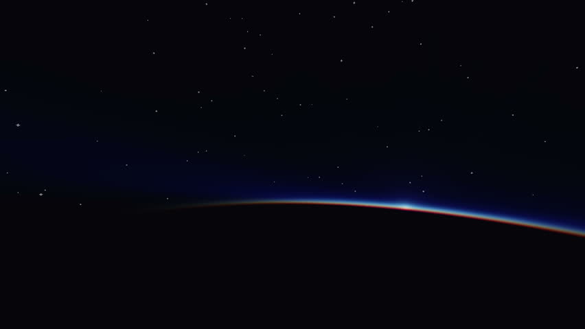 Sunrise in Space. The Sun Rising Over Planet Earth | Shutterstock HD Video #1098540103