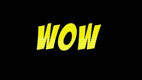 wow motion graphics text video - Powered by Shutterstock - Get 15% off with code: PIKWIZARD15