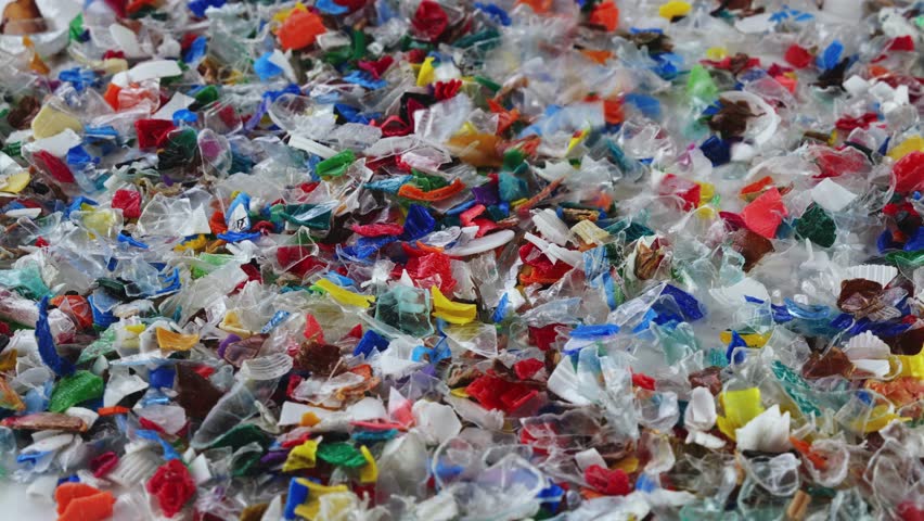 PET Flakes, Pet Bottle Plastic Scrap | Shutterstock HD Video #1098552511