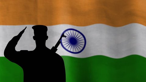 42 Soldier Saluting Indian Flag Stock Video Footage - 4K and HD Video Clips  | Shutterstock