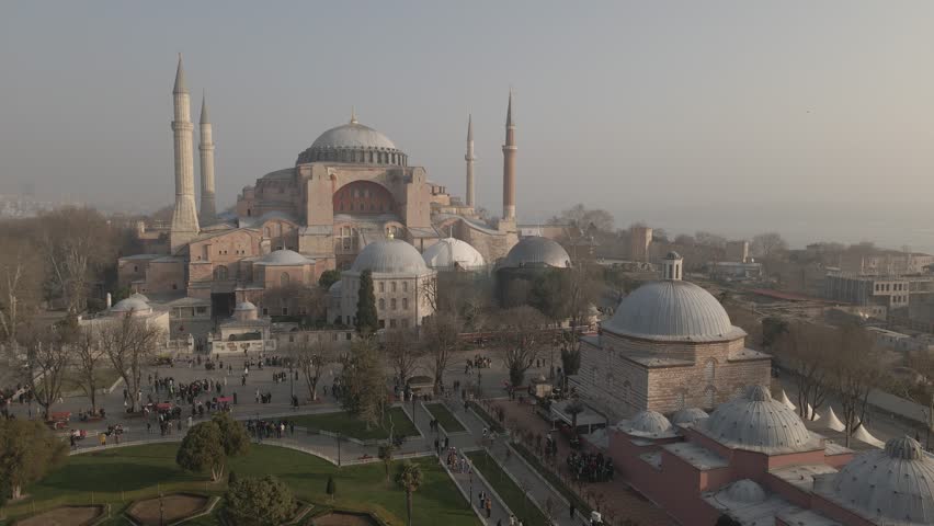 Istanbul, Turkey, Drone Footage of Historical Sites