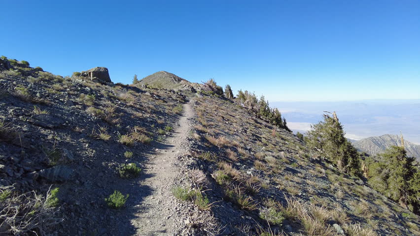Uphill to Telescope Peak in Death valley